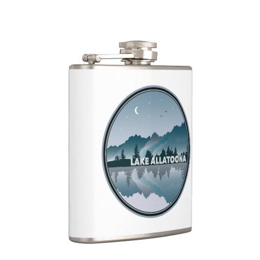 Lake Allatoona Georgia Reflection Flachmann (Rechts)