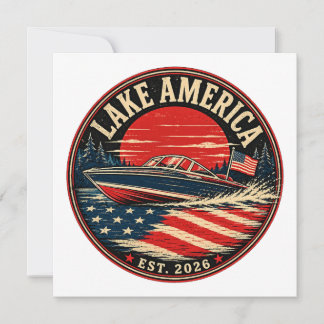 Lake America est 2026 politischer Humor Einladung