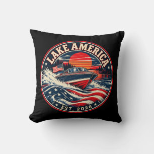 Lake America ist 2026 politischer Humor Kissen