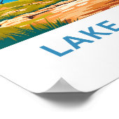 Lake Amistad Texas Travel Print Poster (Ecke)