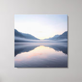 Lake and Mountain Scenic Landscape Wall Art  Leinwanddruck (Vorderseite)