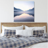 Lake and Mountain Scenic Landscape Wall Art  Leinwanddruck (Insitu (Schlafzimmer))