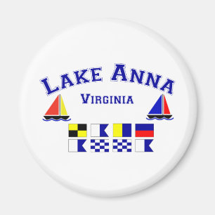 Lake Anna VA Signalflags Magnet