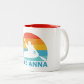 Lake Anna Virginia Kayak Zweifarbige Tasse (VorderseiteRechts)