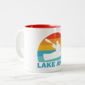 Lake Anna Virginia Kayak Zweifarbige Tasse (Vorderseite Links)