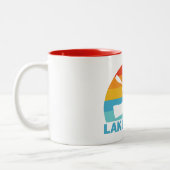 Lake Anna Virginia Kayak Zweifarbige Tasse (Links)
