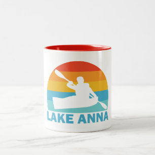 Lake Anna Virginia Kayak Zweifarbige Tasse