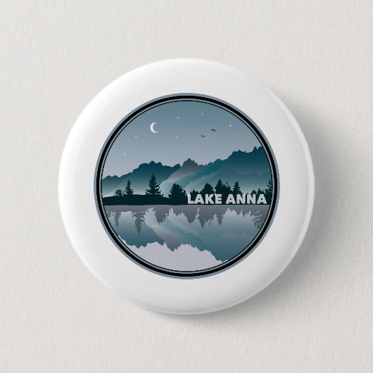 Lake Anna Virginia Reflection Button (Vorderseite)