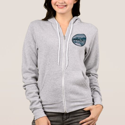 Lake Anna Virginia Reflection Hoodie (Vorderseite)