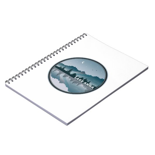 Lake Anna Virginia Reflection Notizblock (Linke Seite)