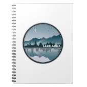 Lake Anna Virginia Reflection Notizblock (Vorderseite)