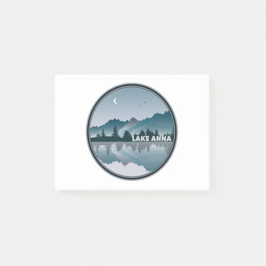 Lake Anna Virginia Reflection Post-it Klebezettel (Vorderseite)