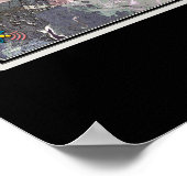 Lake Anna Virginia Satellite Poster Karte (Ecke)