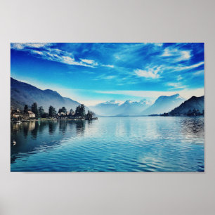 Lake Annecy - Baie de Talloires Poster