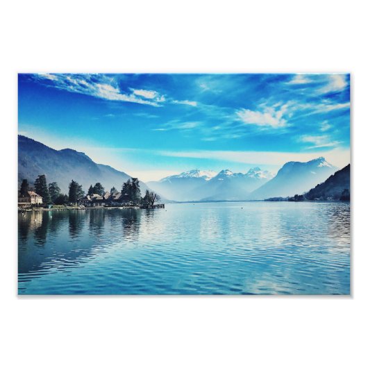 Lake Annecy - Baie de Talloires Print Fotodruck (Vorne)