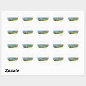 Lake Annecy Stickers (Herz) (Blatt)