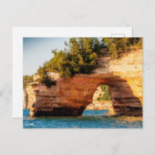 Lake Arch, PIctured Rocks National Lakeshore, MI Postkarte (Vorne/Hinten)