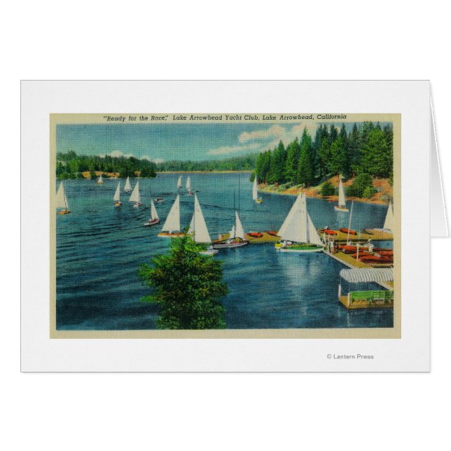 Lake Arrowhead, CA Yacht Club Racing (Vorderseite (Horizontal))