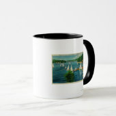 Lake Arrowhead, CA Yacht Club Racing Tasse (VorderseiteRechts)