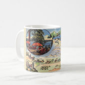 Lake Arrowhead Karte Kaffeetasse (Vorderseite Links)