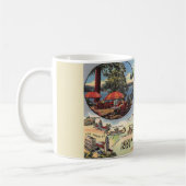 Lake Arrowhead Karte Kaffeetasse (Links)