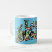 Lake Arrowhead Retro-Tasse Kaffeetasse (Vorderseite Links)