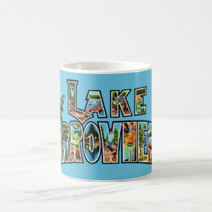 Lake Arrowhead Retro-Tasse Kaffeetasse