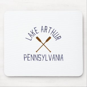 Lake Arthur Pennsylvania im Freien Vintage 1 Mousepad