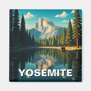 Lake at Yosemite National Park Halbedom Magnet