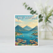 Lake Atitlán Guatemala Travel Postkarte (Stehend Vorderseite)