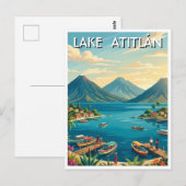 Lake Atitlán Guatemala Travel Postkarte (Vorne/Hinten)