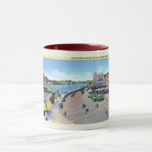 Lake Ave und Wesley Lake, Asbury Park NJ Vintag Tasse