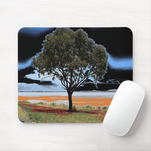 Lake Beac Solo Tree Mouse Pad Mousepad (Mit Mouse)