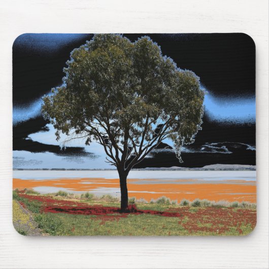 Lake Beac Solo Tree Mouse Pad Mousepad (Vorne)