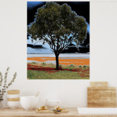 Lake Beac Solo Tree Poster (Küche)