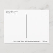 Lake Bemidji Postcard Postkarte (Rückseite)