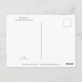 Lake Bemidji Staat Park Postcard Postkarte (Rückseite)