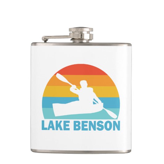 Lake Benson North Carolina Kayak Flachmann (Vorderseite)