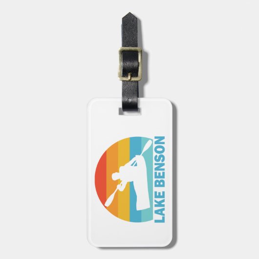 Lake Benson North Carolina Kayak Gepäckanhänger (Vorderseite vertikal)