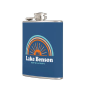 Lake Benson North Carolina Rainbow Flachmann (Links)