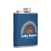 Lake Benson North Carolina Rainbow Flachmann (Rechts)