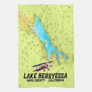 Lake Berryessa Napa County, Kalifornien Geschirrtuch