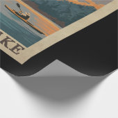 Lake Better Life Vintage Lake Life Geschenkpapier (Ecke)