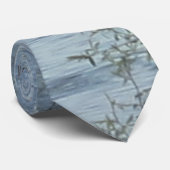 Lake Birds Necktie Krawatte (Gerollt)