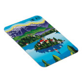 Lake Bled Slovenia Magnet (Rechte Seite)