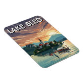 Lake Bled Slovenia Magnet (Rechte Seite)