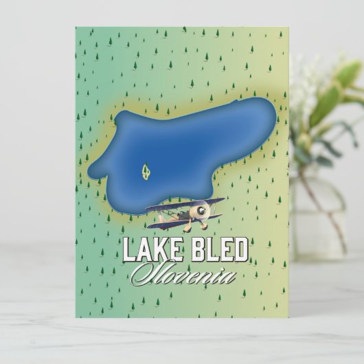 Lake Bled Slovenien (Stehend Vorderseite)