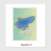 Lake Bled Slovenien Aufkleber (Blatt)