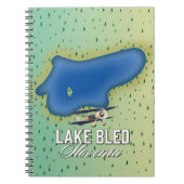 Lake Bled Slovenien Notizblock (Vorderseite)