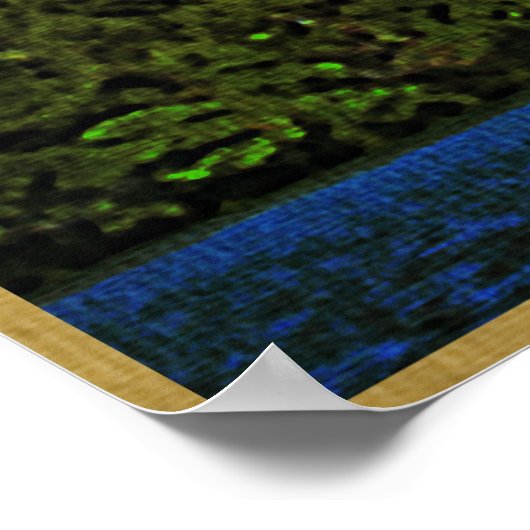 Lake Bled Slovenien Poster (Ecke)